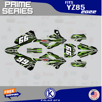 Kalair GFX Graphics Kit for Yamaha YZ85 (2022-2023) Prime Series