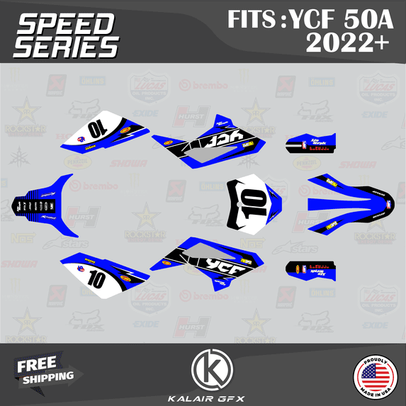 Kalair GFX Graphics Kit for Ycf 50A (2022-2023) Speed Series