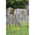 thumbnail image 1 of Kalalou CHE1369 Corrugated Metal Christmas Sheep Yard Art, Set of 3, 1 of 2