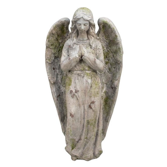 Kalalou Inc Faux Concrete Angel Yard Art
