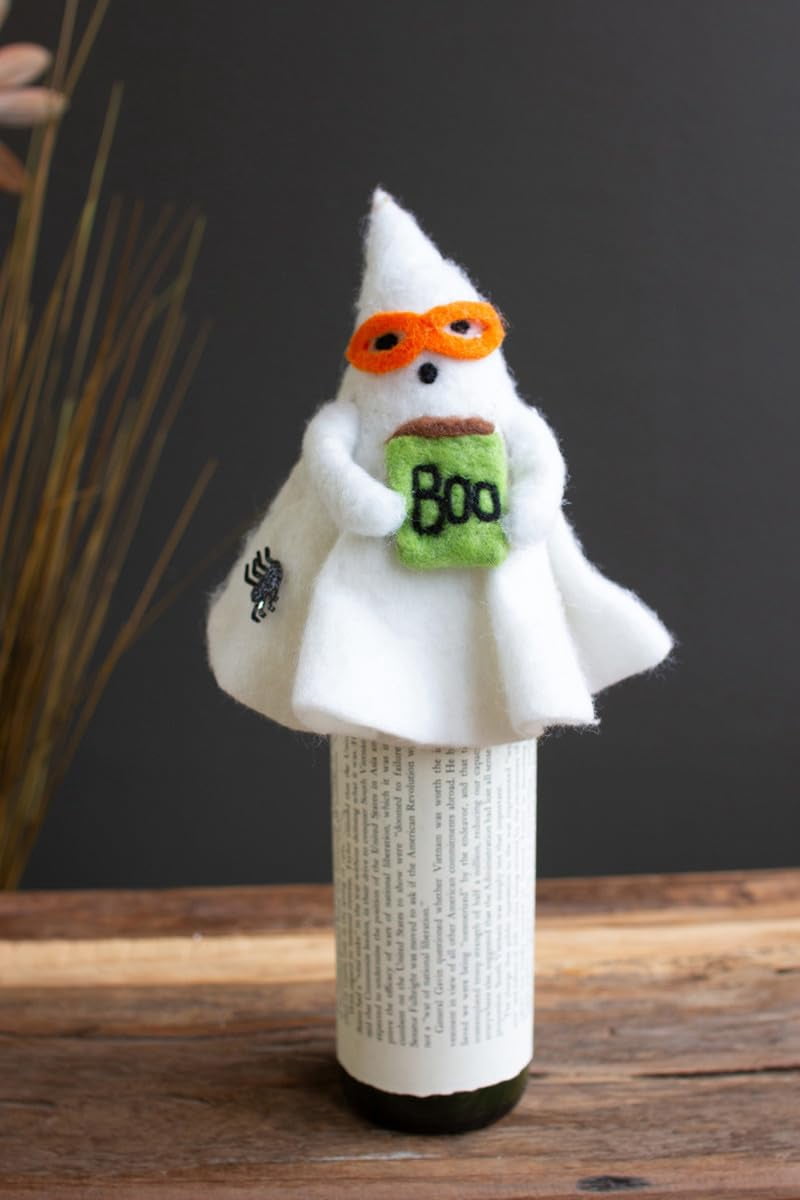Kalalou Ghost Felt Bottle Topper - Thumbnail 2