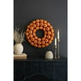 thumbnail image 1 of Kalalou Inc Orange Faux Pumpkin Wreath, 1 of 5