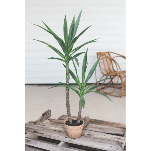 Kalalou Inc Artificial Heneken Plant With Faux Terracotta Pot
