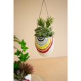 thumbnail image 1 of HANGING CERAMIC RAINBOW PLANTER, 1 of 7