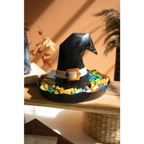 Kalalou Inc Recycled Iron Halloween Witch Hat