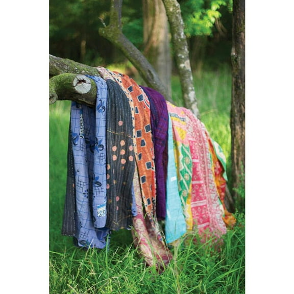 Kalalou Inc Recycled Kantha Throws-Assorted Sizes And Patterns