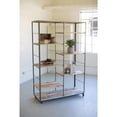 thumbnail image 1 of RECYCLED WOOD AND METAL ADJUSTABLE SHELVING UNIT, 1 of 2