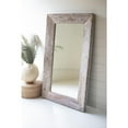thumbnail image 1 of Kalalou Inc Recycled Wood - Tapper Mirror - Whitewash, 1 of 3