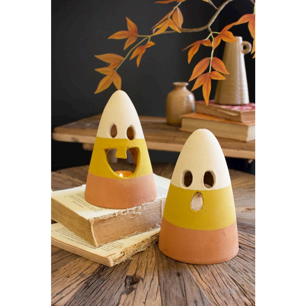 Kalalou Inc Set Of Two Candy Corn Lanterns - Walmart.com