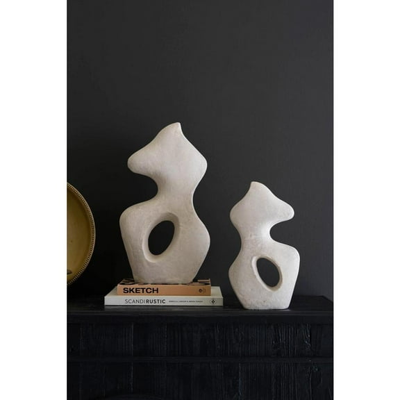 Kalalou Inc Set Of Two Paper Mache Sculptures