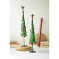 thumbnail image 1 of SET OF TWO RECYCLED IRON CHRISTMAS TREES, 1 of 3