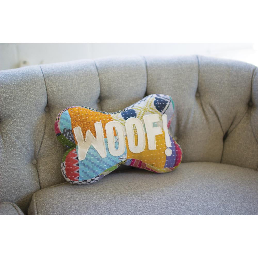 WOOF WOOF, Throw Pillows