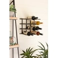 thumbnail image 1 of Kalalou Iron Wall Wine Rack CQ7616, 1 of 3
