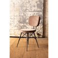 thumbnail image 1 of Kalalou NKHU1015 17 x 18 x 34 in. Velvet Dining Chair with Iron Frame, Cobblestone, 1 of 1