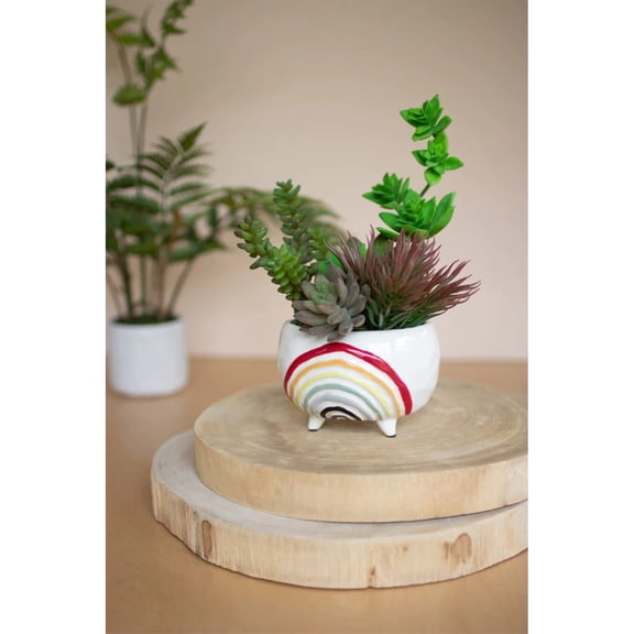 CERAMIC RAINBOW PLANTER