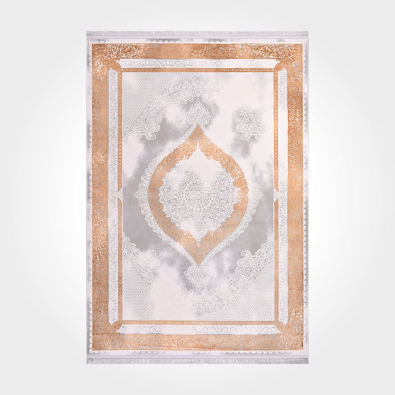 Kalani Grey Abstract Bamboo Area Rugs for Living Room Jacquard Textured ... - Bamboo Area Rug Ideas For Living Room 2046