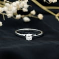 thumbnail image 1 of Kalapi Jewel 1.1 Ct Moissanite Engagement Ring for Women's - Round Cut 14K White Gold Plated Ring - Bridal Jewelry - Surprise Gift for Proposal or Special Occasion - Glamorous Design, 1 of 3