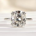 thumbnail image 1 of Kalapi Jewel 1.9 Ct Moissanite Double Prong Ring - Cushion Cut Engagement Ring in 14K White Gold Plated - Stunning Women's Ring - Ring for Proposals and Celebratory Moments, 1 of 4