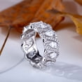 thumbnail image 1 of Kalapi Jewel Round Cut Moissanite 2.2 Ct Ring for Her - 14K White Gold Plated Jewelry - Sparkling Engagement Wedding Anniversary Ring Gift for Her - Special Proposal or Beautiful Bridal Look, 1 of 4