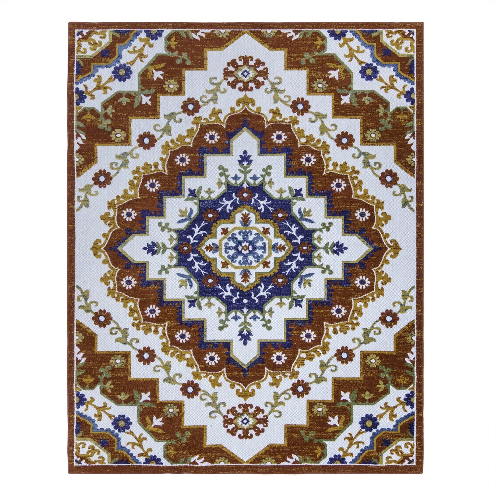 Kalari Amira Indoor/ Outdoor Polypropylene Red Flat Weave Area Rug, 9x13