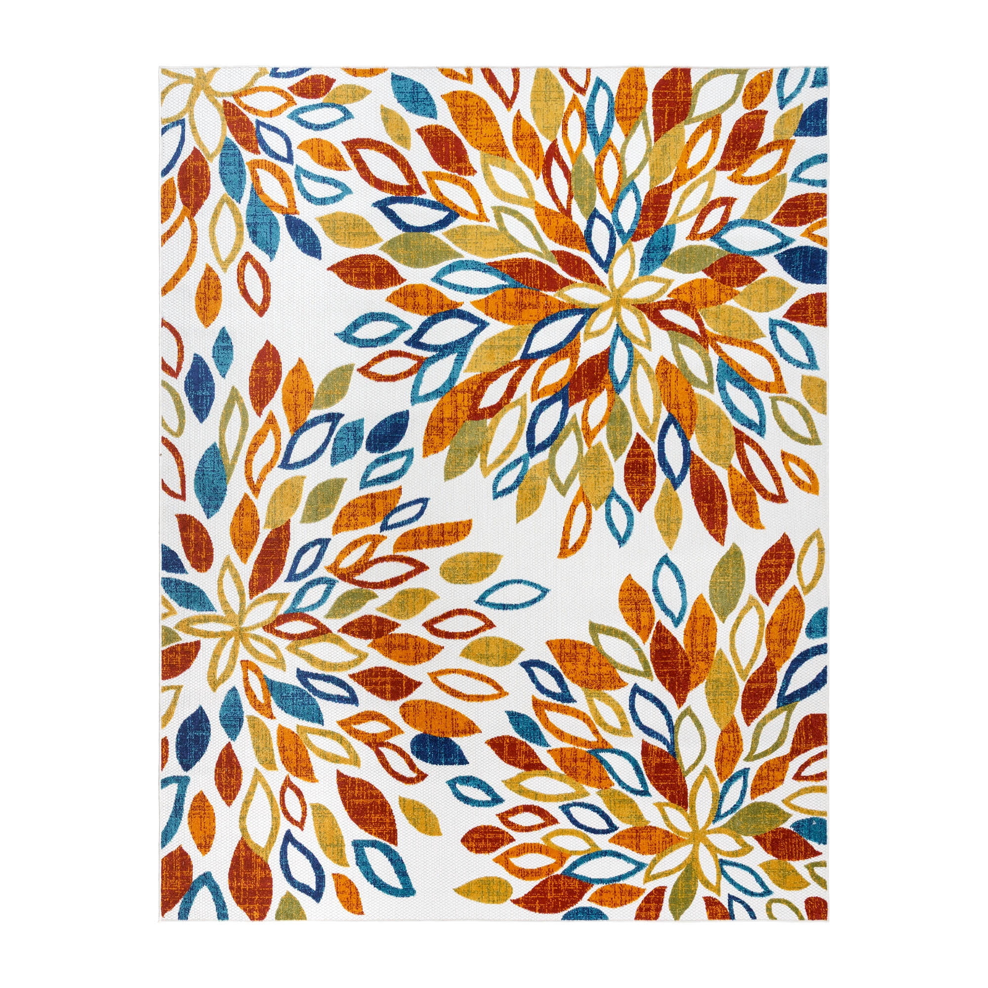Kalari Danai Indoor/ Outdoor Polypropylene Ivory Flat Weave Area Rug, 8x10