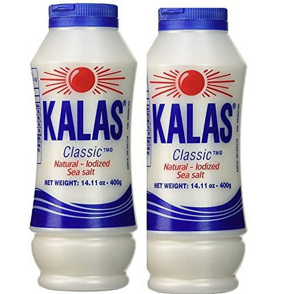 Kalas Classic Greek Iodized Sea Salt (400 Gram) (2-Pack)