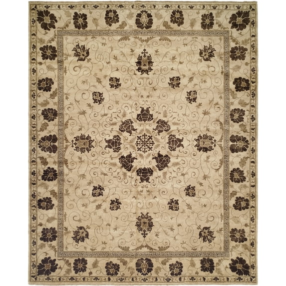 Kalaty Antalya Area Rug AT-385 Ivyivy Repeat Diamond 4' x 6' Rectangle