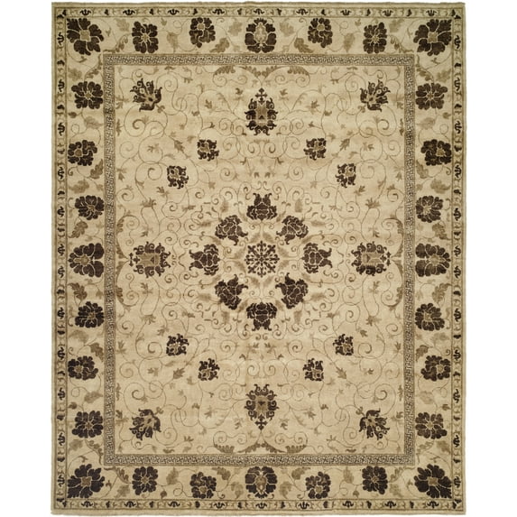 Kalaty Antalya Area Rug AT-385 Ivyivy Repeat Diamond 9' x 12' Rectangle
