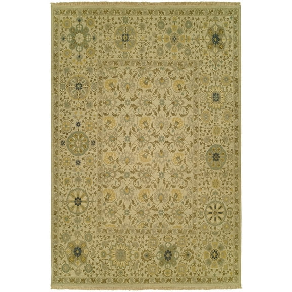 Kalaty Caspian Area Rug CP-836 Transitional Contemporary Design with Rectangle Multi, 6' x 9'