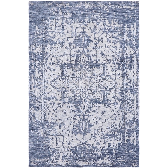 Kalaty Citadel Area Rug CD-871 Contemporary Design with Rectangle Blue, 2' x 3'