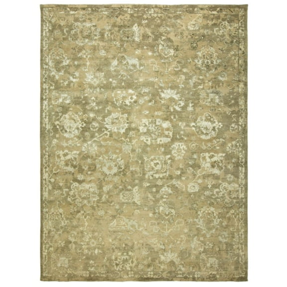 Kalaty Eclpise Area Rug EP-028 Contemporary Grey Bordered, Beige, 2' x 3'