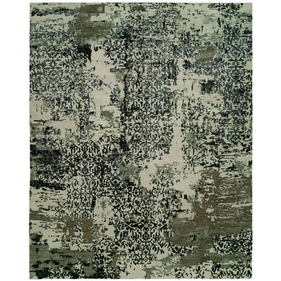 Kalaty Equinox Area Rug EQ-577 Contemporary Blue, Multi, 2' x 3'