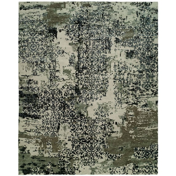 Kalaty Equinox Area Rug EQ-577 Contemporary Blue, Multi, 4' x 6'