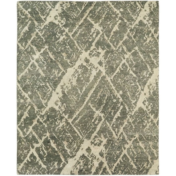 Kalaty Infinity Area Rug IT-256 Contemporary Grey, Gray, 2' x 3'