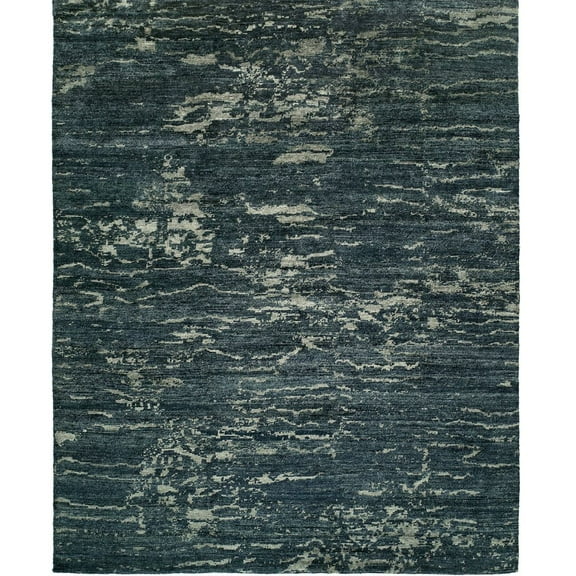 Kalaty Inspira Area Rug IN-943 Contemporary Blue, Blue, 3' x 5'