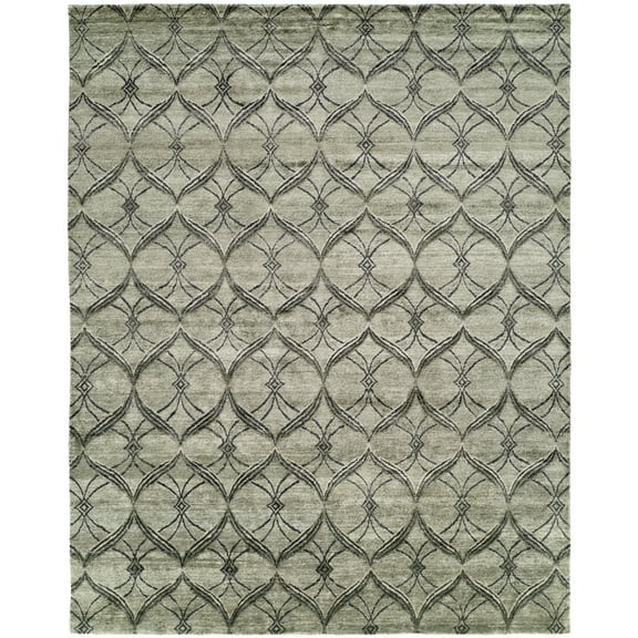 Kalaty Inspira Area Rug IN-946 Pebgry Diagonal Petals 3' x 5' Rectangle