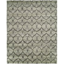 Kalaty Inspira Area Rug IN-946 Pebgry Diagonal Petals 6' x 9' Rectangle