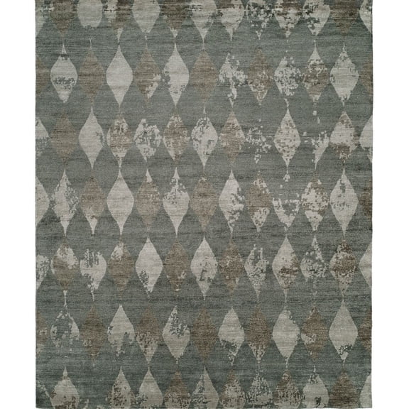 Kalaty Inspira Area Rug IN-962 Contemporary Grey, Gray, 4' x 6'