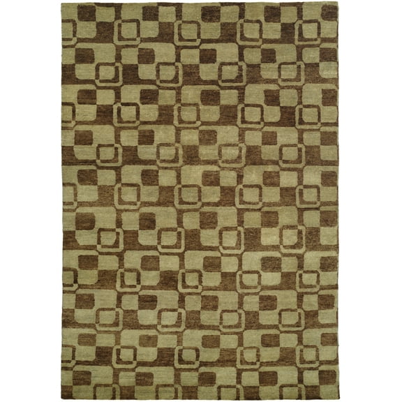 Kalaty Jade Area Rug JD-654 Multy Blocks Cubes 4' x 6' Rectangle