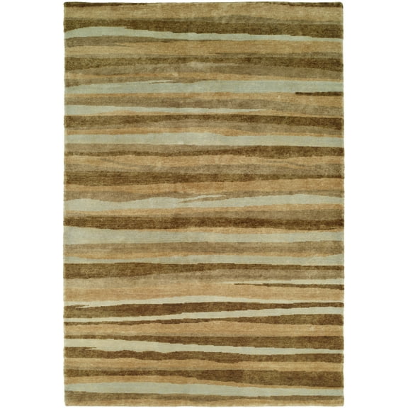 Kalaty Jade Area Rug JD-662 Multi Lines Banded 4' x 6' Rectangle