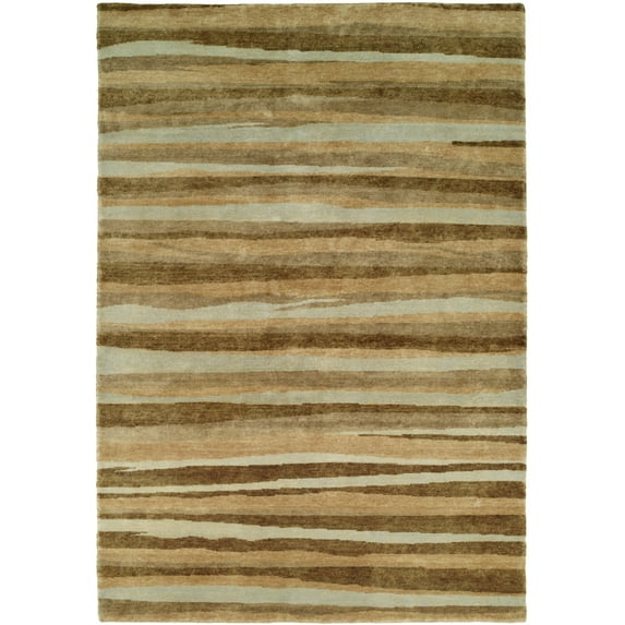 Kalaty Jade Area Rug JD-662 Multi Lines Banded 9' x 12' Rectangle