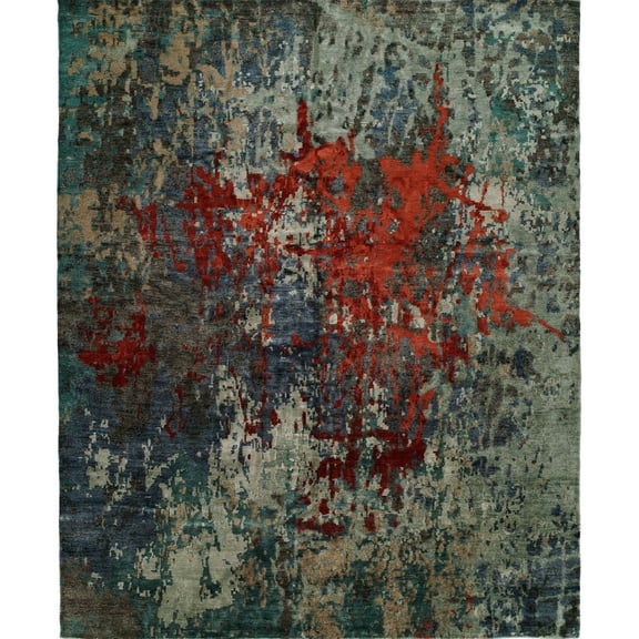 Kalaty Juno Area Rug JN-078 Contemporary Multi, Multi, 3' x 5'