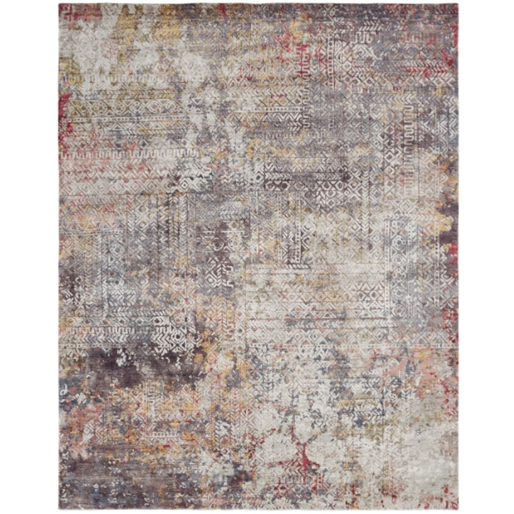 Kalaty Milano Area Rug ML-173 Transitional Multi Borderless Faded ...