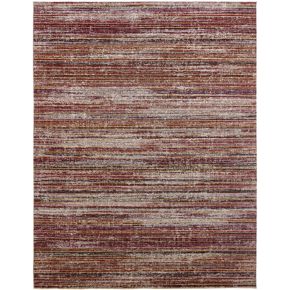 Kalaty Modena Area Rug MO-351 Wine Strie Faded Shaded 2' 6" x 10' Rectangle