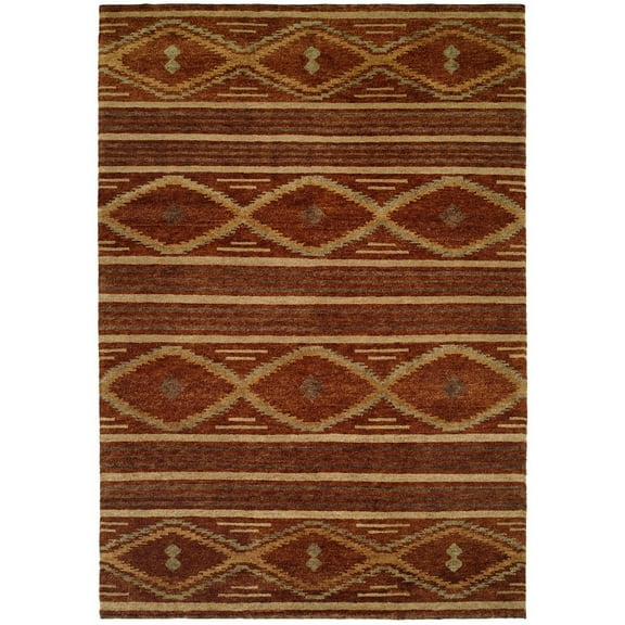 Kalaty Mojave Area Rug MV-690 Traditional Multi Geometric, Multi, 2' x 10'