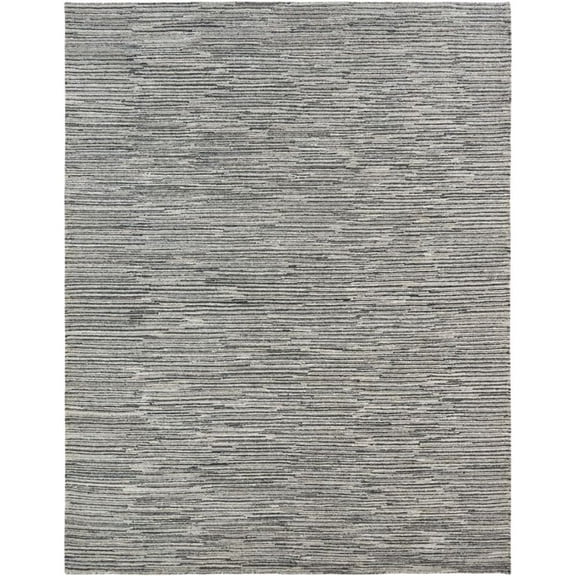 Kalaty Nero Area Rug NE-003 Contemporary Grey Geometric, Gray, 2' x 3'