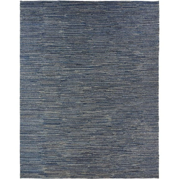 Kalaty Nero Area Rug NE-004 Contemporary Blue Geometric, Blue, 2' x 3'