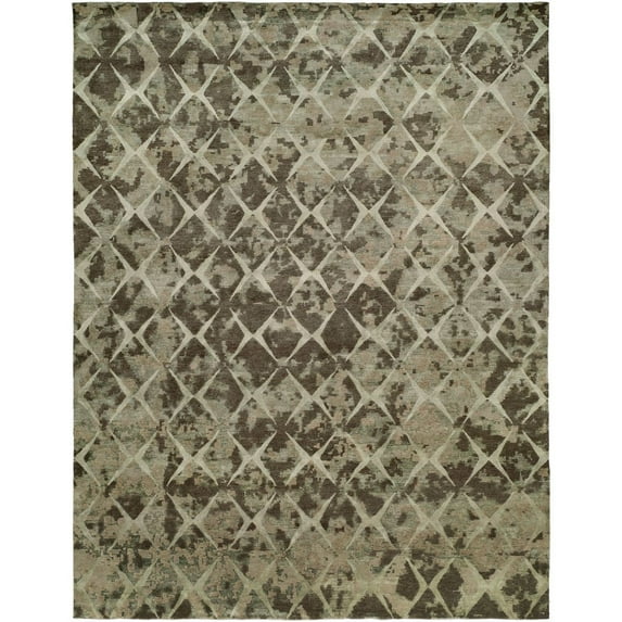 Kalaty Origins Area Rug OR-773 Contemporary Multi Geometric, Multi, 2' x 10'