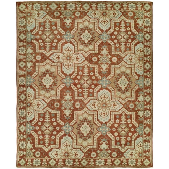 Kalaty Palma Area Rug PM-929 Transitional Multi Geometric, Multi, 2' x 3'