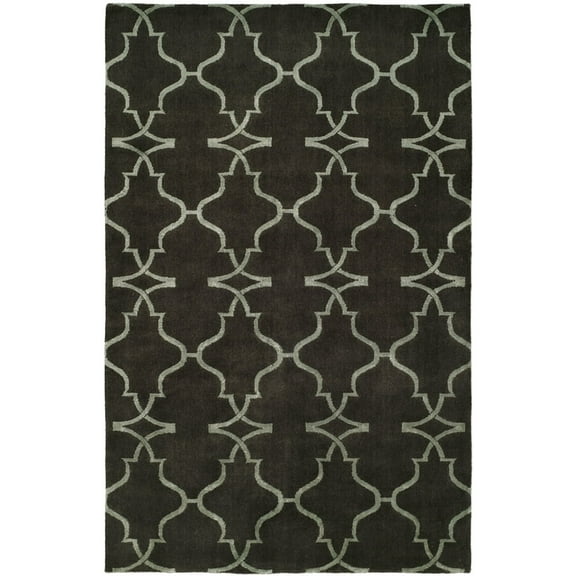 Kalaty Portfolio Area Rug PF-343 Stmgry Crosshatch Faded 2' x 3' Rectangle